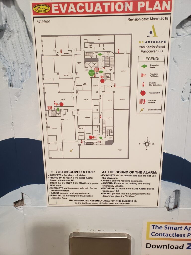 Evacuation Drawings