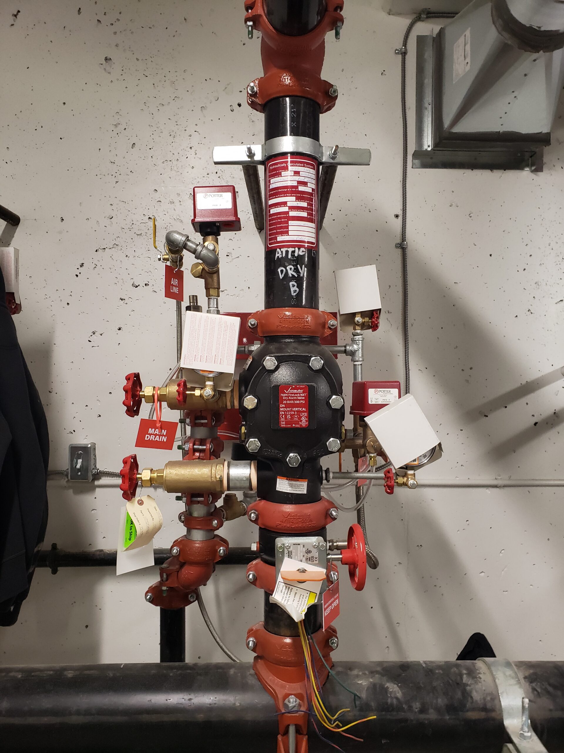 Sea and sky attic dry valve